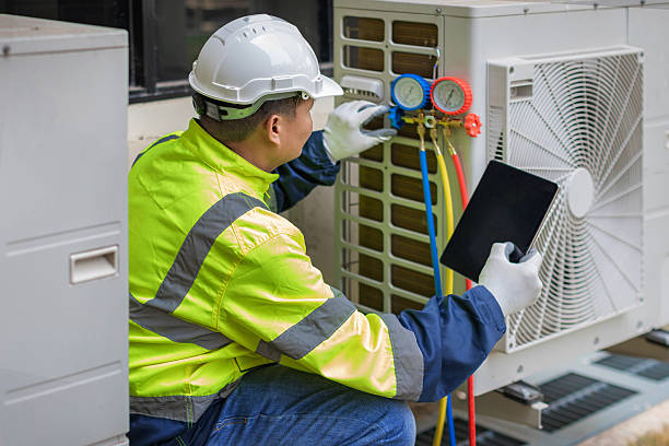 Professional Hvac technician working in Verona, NJ